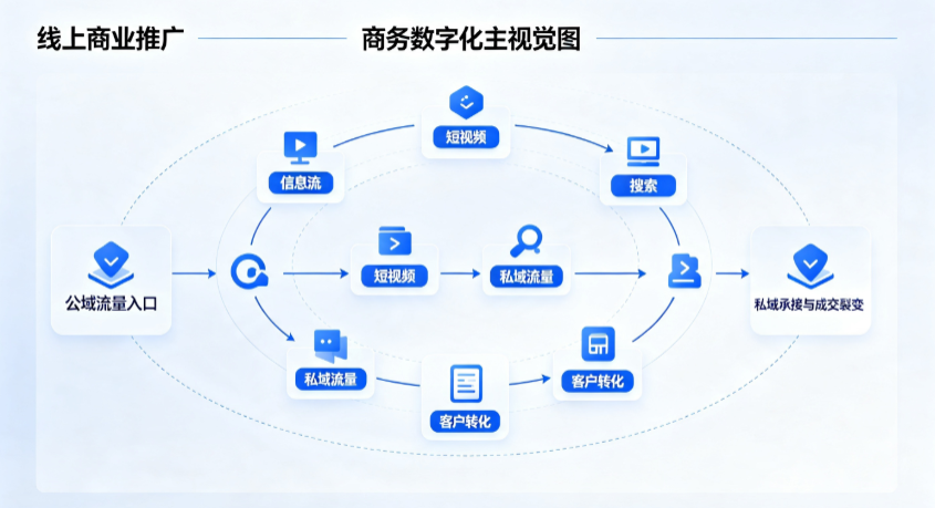 惠安县线上商业推广怎么做？全域流量闭环搭建与低成本转化实战指南